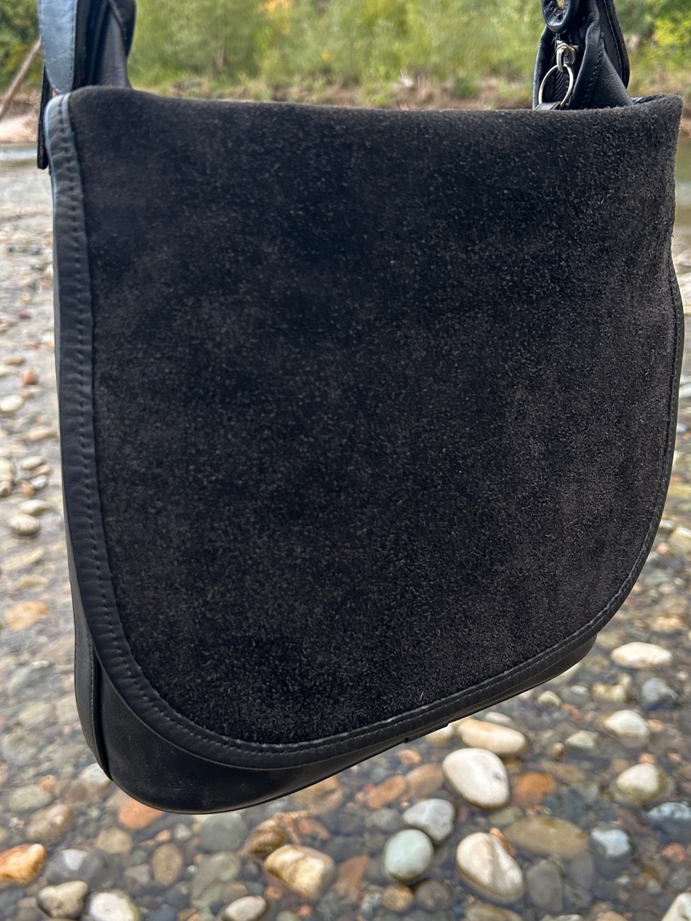 Vintage Coach 3178 Whitney Bag Black Leather Flap Crossbody Made in Italy ๐ฎ๐น - Picture 16 of 16